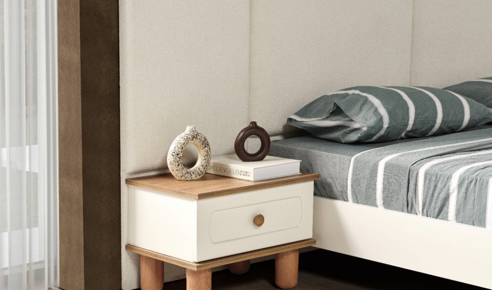 Bohem Yatak Odası (Ön yüzler mdf iç iskelet suntalem malzemeden üretilmiştir)