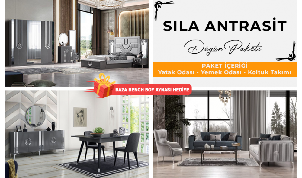 Safir Antrasit Düğün Paketi