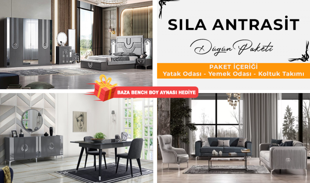 Safir Antrasit Düğün Paketi