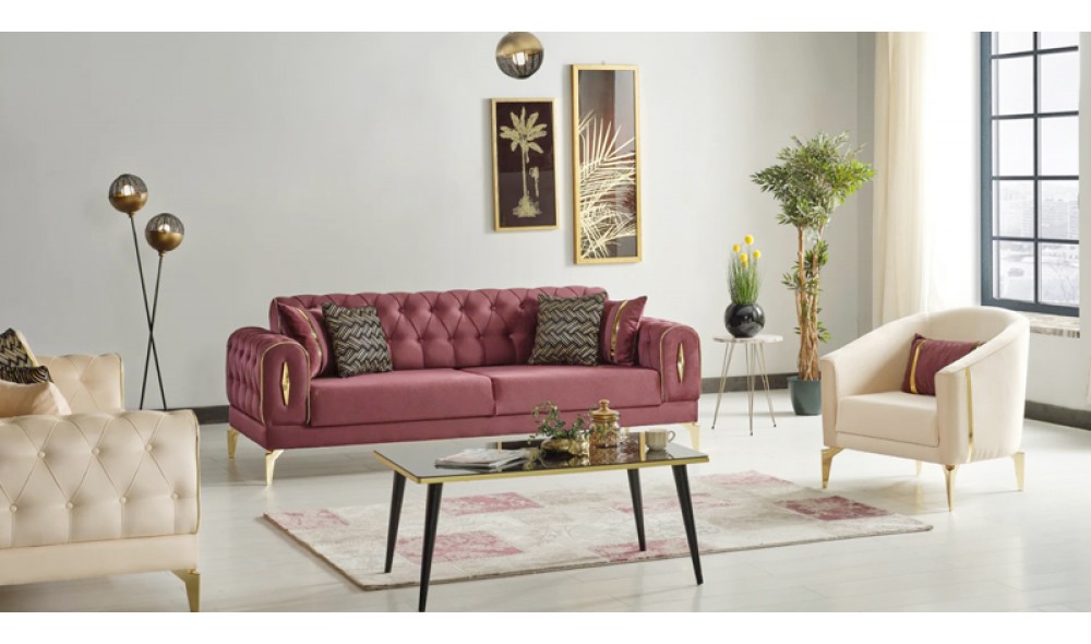 VİYANA KOLTUK TAKIMI 3+3+1 (YATAKLI ÜRÜN)