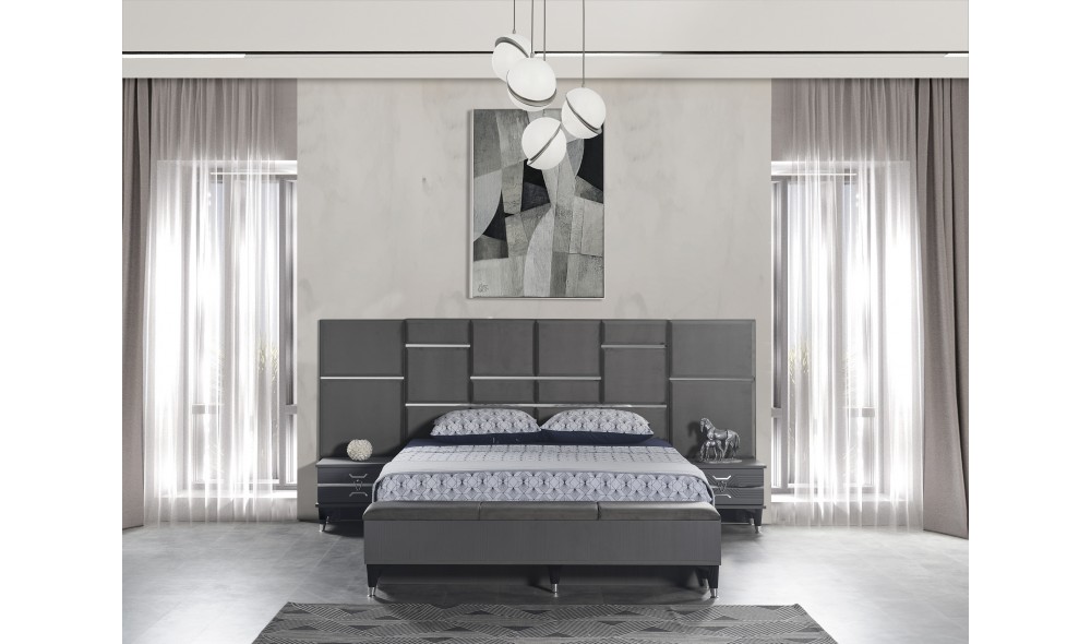 Zümrüt Yatak Odası (Ön yüzler mdf iç iskelet suntalem malzemeden üretilmiştir)