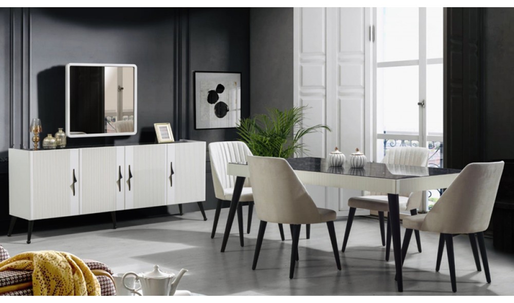 Nobel Yemek Odası (Ön yüzler %100 mdf kasa suntalem malzemeden üretilmiştir)